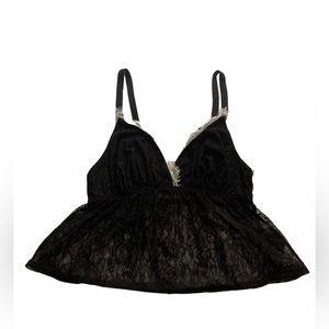 Jacalyn Bennett Intimates & Sleepwear Black 
X19-24